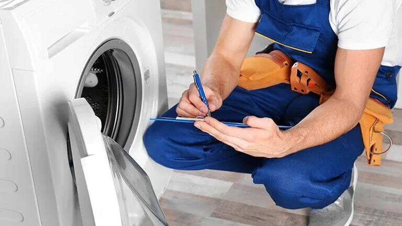 مراحل تعمیرات در نمایندگی لباسشویی کنوود در اهواز